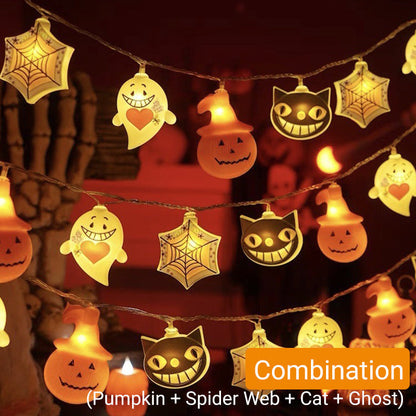 Battery Operated Halloween String Light with 2 Light Modes