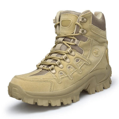 ⏳Time-limited Special⏰£29.99 Men Outdoor Waterproof Non-Slip Hiking Boots Combat Boots