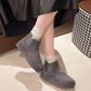 🔥Women's Solid-Color Thick-Sole Warm Snow Boots