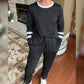⏰Last Day Sale 50% Off💃Women’s 2-Piece Crewneck Color-Block Sweatsuit
