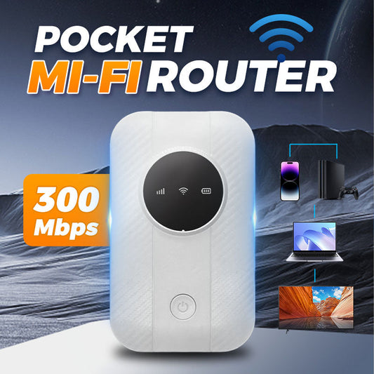 📶Pocket 4G LTE Mobile Wi-Fi Router - Portable Hotspot with 10-Hour Battery & Global Compatibility for Travel & Remote Work 🌍