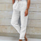 🔥 50% OFF TODAY! 🌸 Women's Elastic Waist Cotton Linen Pants ✨ Breathable, Relaxed Fit & Effortless Summer Style