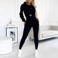 💜 LAST DAY PROMOTION - 50%OFF 💜Women's Two-Piece Hooded Tracksuit Set