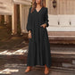 💃HOT SALE 50% OFF👗Women's Casual Versatile Loose V-Neck Dresses