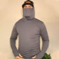Men's Lightweight Quick-Dry UV Protection Hoodie – Built-in Face Cover, 4-Way Stretch & Sweat-Wicking