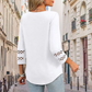 ✨2026 New Style👚Women’s Solid Casual V-Neck Top with 3/4 Sleeves