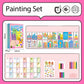💥HOT SALE 50% OFF💥Cartoon Colorful Painting Set with Scraper for Kids