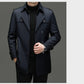 🔥59% discount🔥Men's Medium-Length Trench Coat with Detachable Inner🔥 Free Delivery