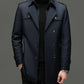 🔥59% discount🔥Men's Medium-Length Trench Coat with Detachable Inner🔥 Free Delivery