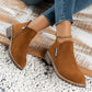 Women's Side Zipper Low Heel Ankle Boots✨𝘉𝘶𝘺 𝘢𝘯𝘺 2 𝘢𝘯𝘥 𝘨𝘦𝘵 𝘢𝘯 𝘦𝘹𝘵𝘳𝘢 8% 𝘥𝘪𝘴𝘤𝘰𝘶𝘯𝘵