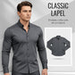 📢📢50% OFF !!!⏰Men's Solid Color Lapel Long Sleeve Button-Down Shirts