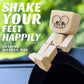 Charming Little Wooden Figure That Sways with 12PCS Expressions