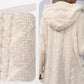 🍁New Fall Collection-Women's Warm Diamond Pattern Hooded Jacket