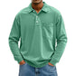 🍂✨ Men's Casual Long Sleeve Shirt With Pocket