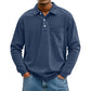 🍂✨ Men's Casual Long Sleeve Shirt With Pocket
