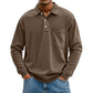 🍂✨ Men's Casual Long Sleeve Shirt With Pocket