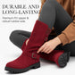 👢 Pull On & Go | Women's Slouchy Faux Suede Mid-Calf Boots⚡ Free shipping