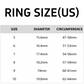 💖Black Friday Mega Offer - 50% off!💖Titanium steel rotating spinner ring with cubic zirconia💖