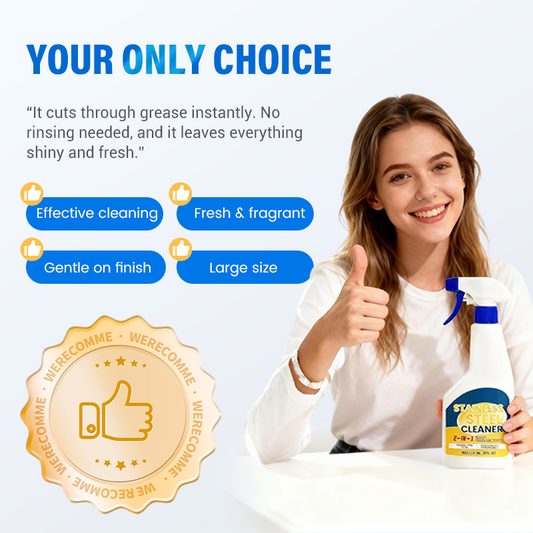✨Professional Stainless Steel Cleaner for Home & Kitchen