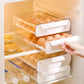🔥Extendable, refrigerator-safe egg tray - stacks up to 32 eggs