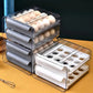 🔥Extendable, refrigerator-safe egg tray - stacks up to 32 eggs
