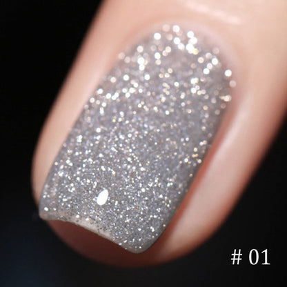 ✨ Shiny and glossy rhinestone gel nail polish | Glossy and long-lasting manicure! 💅