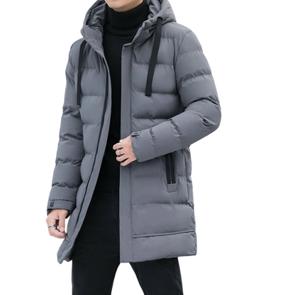 🔈🔈Winter Useful Products - 63% OFF❄️Men's Mid-length Down Jacket With Hood