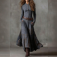 🌸Hot Sale 50% OFF💖Vintage Stand Collar Button-Down Swing Dress