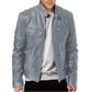 ⏳Limited-time 50% off⏰Men's Trendy Zip-Up Stand Collar Jacket🧥