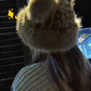 Women’s Retro Leopard Print Bear Ear Hat