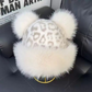Women’s Retro Leopard Print Bear Ear Hat