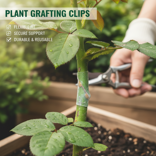 🛠️ 50pcs Silicone Grafting Sleeves for Fruit Trees🌳✨