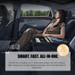 PD30W 4-in-1 Car Retractable Charger with Ambient Light