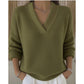 🌸Hot Sale 50% OFF💖Cozy V-Neck Sweater for Casual Wear