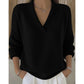🌸Hot Sale 50% OFF💖Cozy V-Neck Sweater for Casual Wear