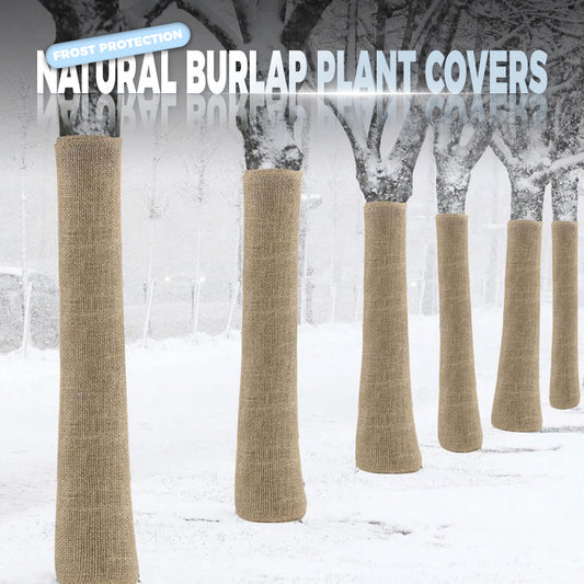 🌱🌳Natural Burlap Plant Covers for Frost Protection