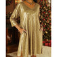 Hot Sale 50% OFF ✨Women's Sparkle Sequin V-Neck Dress