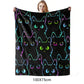 Cozy Cat-Themed All-Season Throw Blanket（50% OFF）