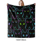 Cozy Cat-Themed All-Season Throw Blanket（50% OFF）