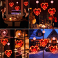 3PCS Valentine's Day Window Light Decoration with Timer