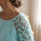 ⏳Time-Limited Special⏰Women's Crochet Lace Lantern Sleeve Sweater👚