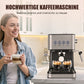 ☕Espresso machine for home use with steam wand