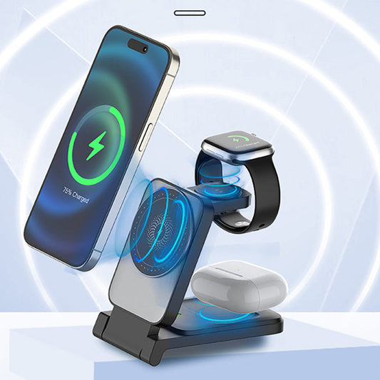 🔥2026 New Arrivals: 50% Off for a Limited Time!🔥3-in-1 Foldable Magnetic Wireless Charger