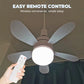🌬️🌞New Arrival Hot Sale - 49% OFF!🛋️2-in-1 Remote-Controlled Ceiling Fan with LED Light
