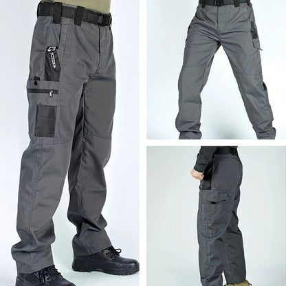 🔥🏆Pro-Favorite Men's Tactical Cargo Pants with Multiple Pockets – Polyester – Breathable 🎯