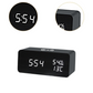 LED Digital Alarm Clock with Wireless Charging Station