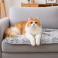 Soft Fluffy Paw-Printed Pet Blanket