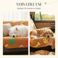 Soft Fluffy Paw-Printed Pet Blanket