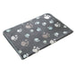 Soft Fluffy Paw-Printed Pet Blanket