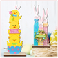 💥50% Off ✨Stacked Bunny Easter Wooden Table Decor 🐰 Hop Into The Easter Spirit! 🌸
